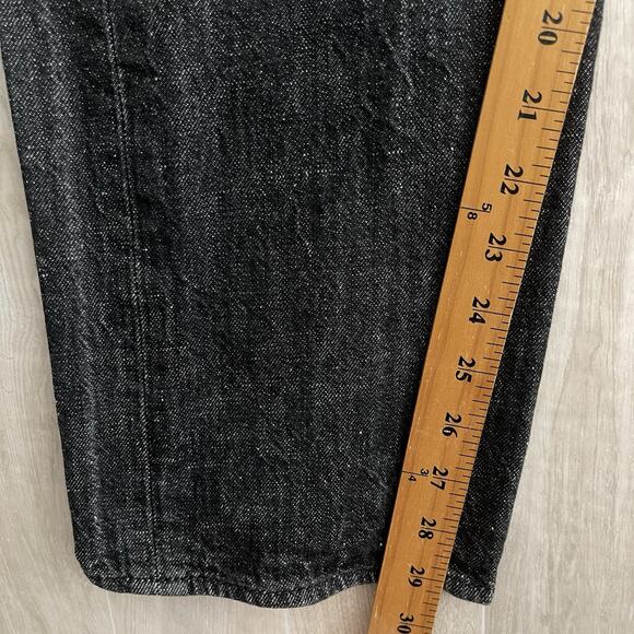 Levi’s 501 Jeans White Oak Cone Denim Men’s Size 34x32 (34x29)Button Fly Patched - Picture 10 of 14